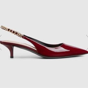 Gucci signoria slingback pump